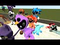 Destroy Smiling Critters Poppy Playtime Family in FREEWAY Garry's Mod