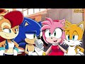 AMY CATCHES SONIC AND SALLY KISSING! - Sonic Plays Sonic World (FT Tails)