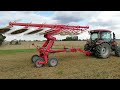 Ranghinatura Soia #39 trattore CASE IH 75A Farmall e ranghinatore ENOROSSI MAXIMUS RAKE 14