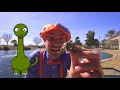 BLIPPI Visits Dinosaur Exhibit to Learn About Eggs and Fossils! | ABC 123 Moonbug Kids Fun Learning