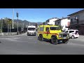 Inaugurazione Nuova Ambulanza P.A. Avis Uzzano - Corteo Mezzi in Sirena