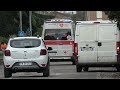 [4K] PASSAGGIO AMBULANZA CROCE ROSSA ITALIANA CAVRIAGO (RE) IN SIRENA