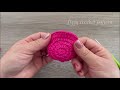 How to crochet a long stem Rose🌹step by step beginner friendly