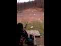 Teenager firing the mosin for the first time