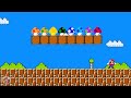 Super Mario Bros. but When everything Mario touches turn to Coins... | DTM 8Bit Animation