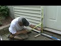 How to Fix a Poorly Installed Exterior Door | Re-secure, Insulation and New Trim!