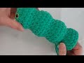 Caterpillar Crochet Tutorial and Free Pattern (No Sew)