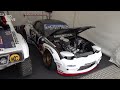 Mad Mike's CRAZY 11.000RPM 26B Quad-Rotor Mazda RX-7 Spitting HUGE FLAMES at Goodwood FOS!