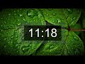 Countdown timer, 25 minutes with relaxing music for concentration