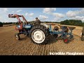 1966 Ford 4000 3.3 Litre 3-Cyl Diesel Tractor (64 HP)  with Ransomes Plough