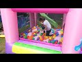 Princess Airflow Bouncy Castle by Happy Hop full setup and review