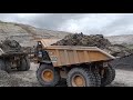 Indonesian Coal Mine big truck activity