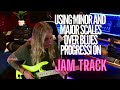 Jam Track Mixing Major and Minor over Blues Progression #jamtrack