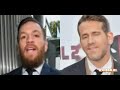 Conor McGregor meets Ryan Reynolds and sings to him?!