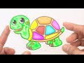 Learn How To Paint Stained Glass Turtle||Stained Glass Art For Kids