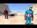 SpiderMan RC CARS Challenge With Hulk Black Panther Wonder Woman - GTA V MODS