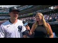 Meredith Marakovits talks with Ben Rice about three-HR game