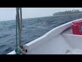 Boat ride in the Marshall Islands