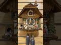 HÖNES 8 days bell lady chalet cuckoo clock with St Bernard. #thecuckoohaus #cuckooclock