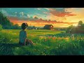 Girl in the Sunset Fields A Lo-Fi Journey 🌾 🌞