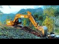 Building the WORLD'S Most DANGEROUS Mountain Road with ONLY an Excavator | Excavator Planet