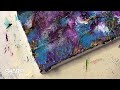 SIMPLE Textured Abstract Acrylic Painting With Paper Towel