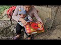 Full video - single mother and baby with no place to live have to build a simple bamboo house