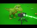 Laugh Out Loud with Dinosaurs | Dilophosaurus Funny Fight Adventures - Dinosaur Comedy Cartoons