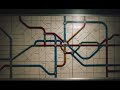 Subway map in AI view. 100 images.