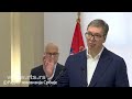 Obraćanje predsednika Vučića posle sednice proširenog kolegijuma Generalštaba