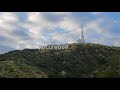 Hollywood sign short time lapse