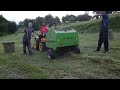 Baling mini-round bales, with ARGA MB-60/70S baler and Tomo Vinkovic tractor, FIRST MOWING IN 2023