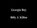 Georgia Boy - Billy J. Killen