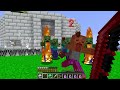 MINECRAFT ALE NA JEDNYM BLOKU KRASNOLUDEK CZAROWNIK W MINECRAFT! KEBAB GREEN GNOME WIZARD MINECRAFT