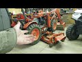 Kubota B Series Mower Deck Removal