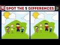 👉Can You Find 5 Differences ⏭️ [Spot The Difference Quiz #002]