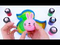 Satisfying Video l How To Make Rainbow Pineapple Cake with Kinetic Sand Cutting ASMR
