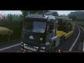 MAN TGA hauling two 35ton asphalt paver From Zurich to Airolo -Truckers of Europe 3 Android Gameplay