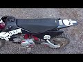 Video from my old channel, Modified 2005 CRF 70F Start Up & Rev