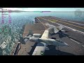 f14 cobra landing on an aircraft carrier