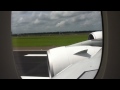 Emirates A380 landing at Schiphol Amsterdam