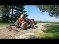 Tackling 29 Tons of Driveway Stone for my Neighbor With A Sub-Compact Kubota B7100 Homestead Tractor