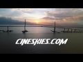 5:00AM Flight Time - Sunshine Skyway Bridge - DJI Inspire 1