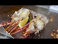 Big fresh lobster & Wagyu Beef steaks & Agu pork Teppanyaki - Koza Okinawa Japan