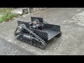 Homemade dozer scale 1/8, Caterpillar, Cat D11, part 2 | rc action homemade