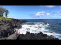 Sitting at the ocean in Hawaii