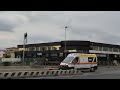 ITALIAN AMBULANCE IN RED CODE DIREZIONE OSPEDALE SAN JACOPO #emergency #118 #siren #viralvideo