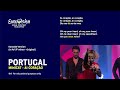 Portugal ESC’23 - Mimicat - Ai Coração (🇵🇹🇬🇧 Karaoke Version in F♯ minor)