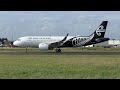 [4K] Palmerston North Airport - Air New Zealand Airbus A320-271N ZK-NHB Take off RWY25 - 9/12/2021