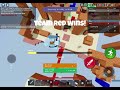 We won in a roblox bedwars match